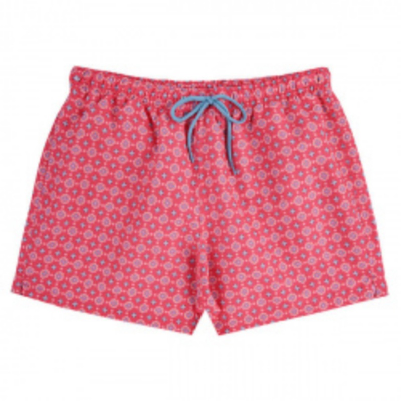 Colourful Tie Quick Dry Boxer Swimsuit For Men