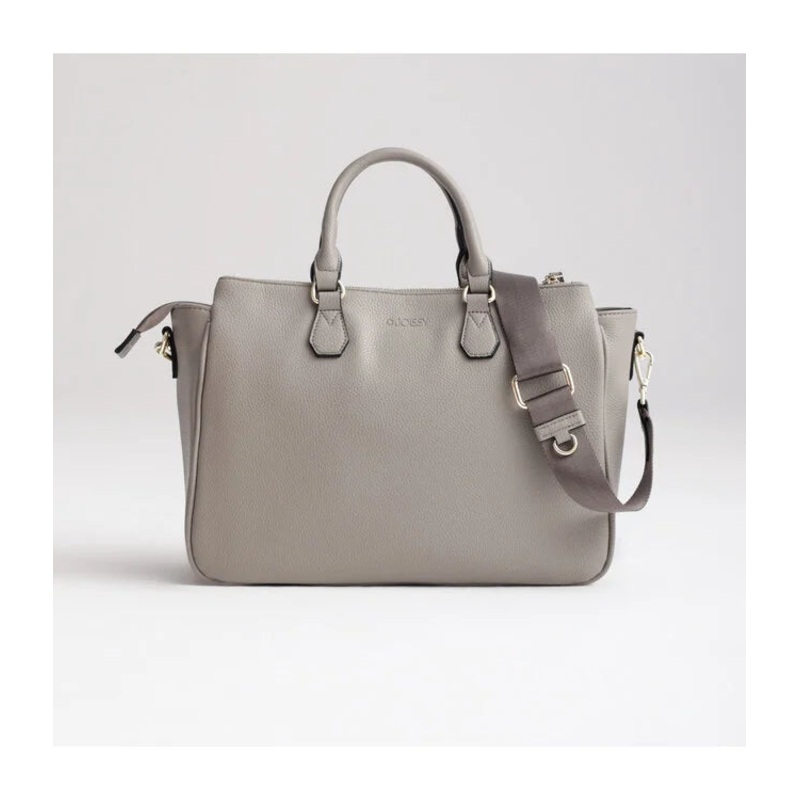 MILA Diaper Bag Stone Grey