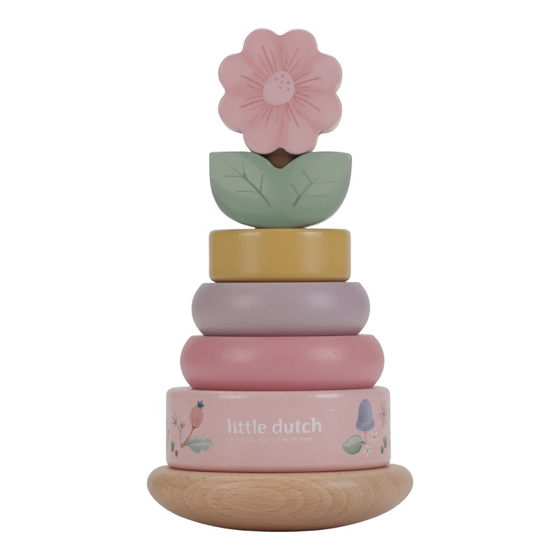 Rocking ring stacker wood – Fairy Garden