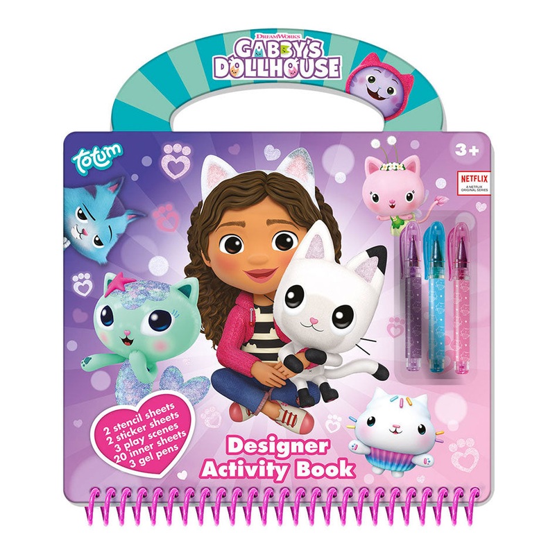 Totum Gabby’s Dollhouse – Designer Activity Book