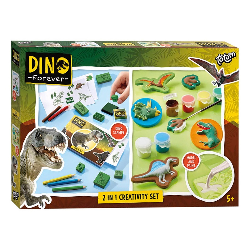 Totum Dino Forever – 2in1 Plaster and Color Creativity Set