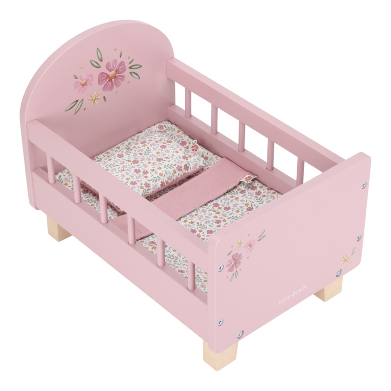 Wooden Doll Bed FSC