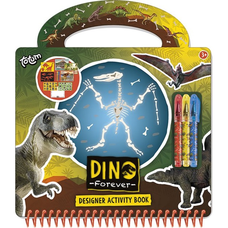 Dino designer activity book