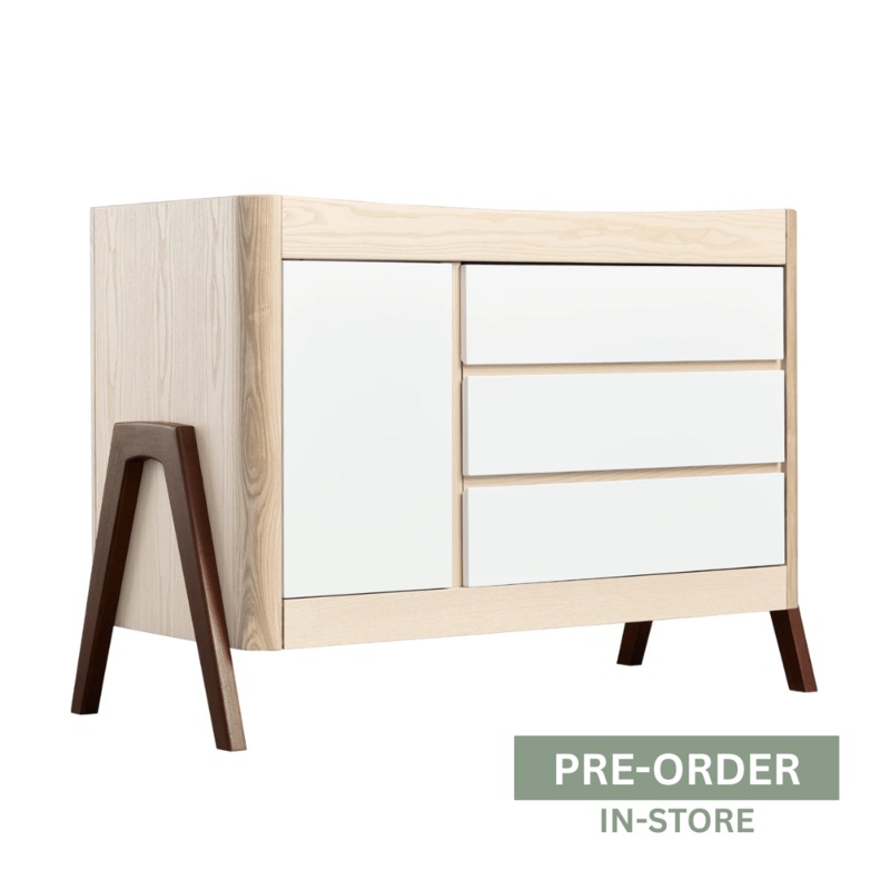 Hera Dresser Natural & Walnut