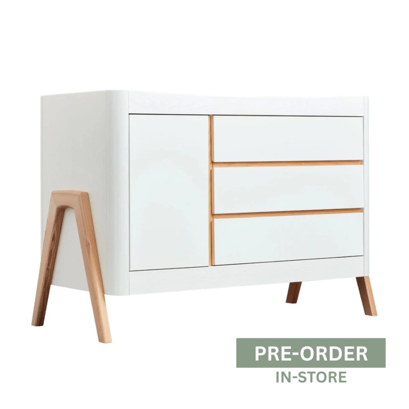 Hera Dresser Scandi White & Natural