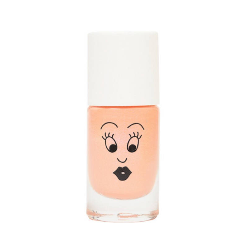 Water based nail polish -Flamingo – Pearly neon coral