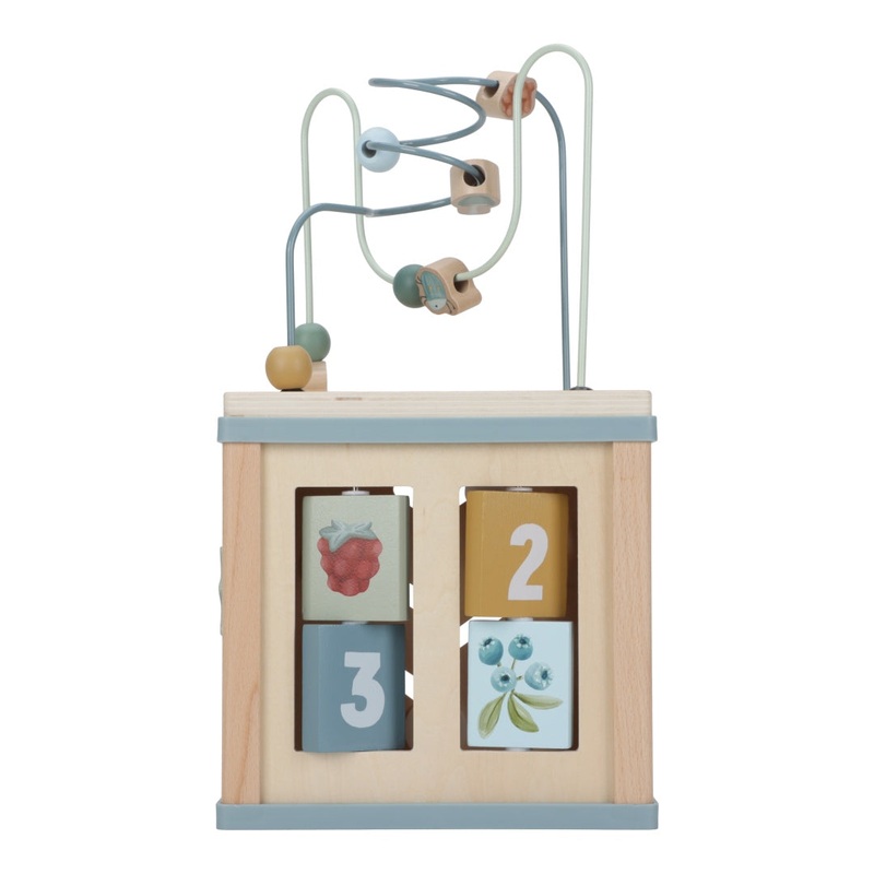 Wooden activity cube – Forest Friends