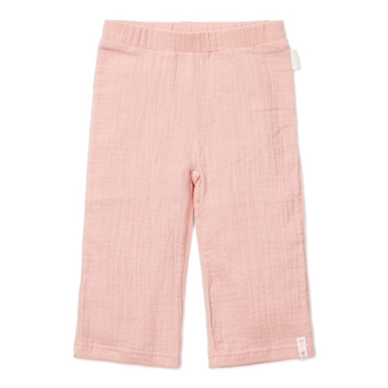 Muslin trousers Flower Pink