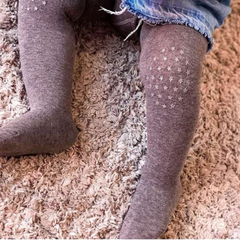 Crawling Tights With Stars – Pink