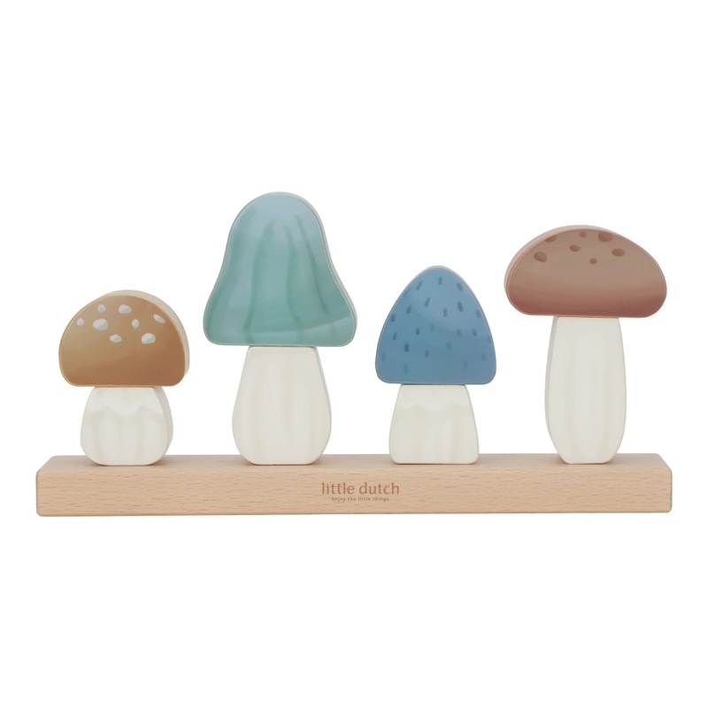 Stacking Puzzle Mushrooms – Forest Friends