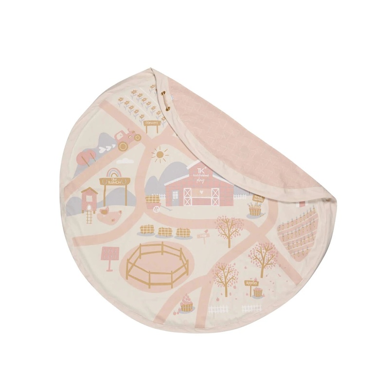 2-in-1 Playmat + Toy Bag  The Ranch