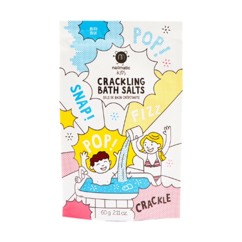 Crackling bath salt