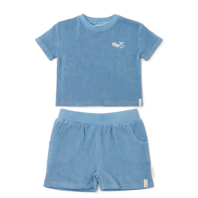 T-Shirt & Shorts Set – Sea Life Ocean Blue