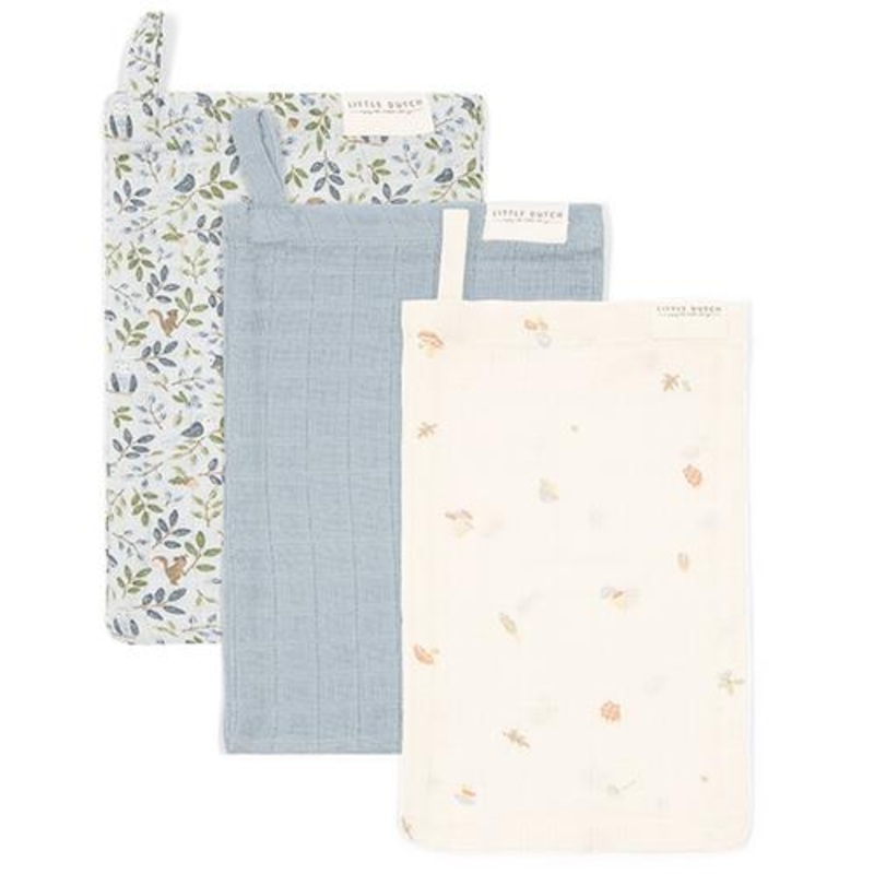 Washcloths Set Muslin – Forest Friends