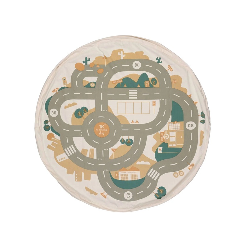 2-in-1 Playmat + Toy Bag  Desert City