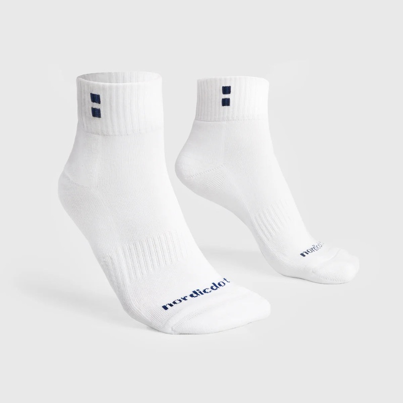 Men’s Club Socks White – 2 Pack