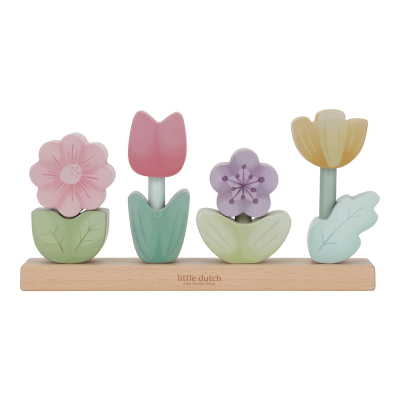 Stacking Puzzle Flowers – Fairy Garden