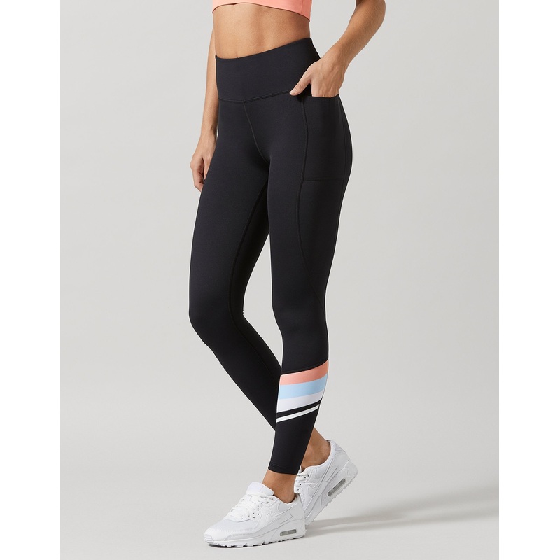 Dune Black/Papaya Leggings