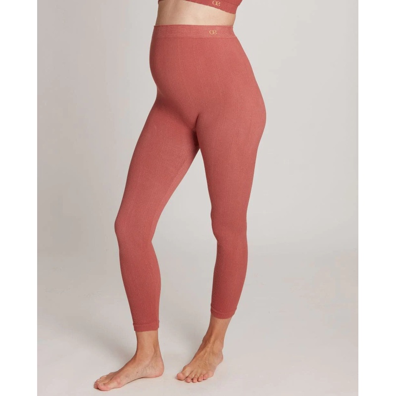 Zoe maternity leggings terracotta