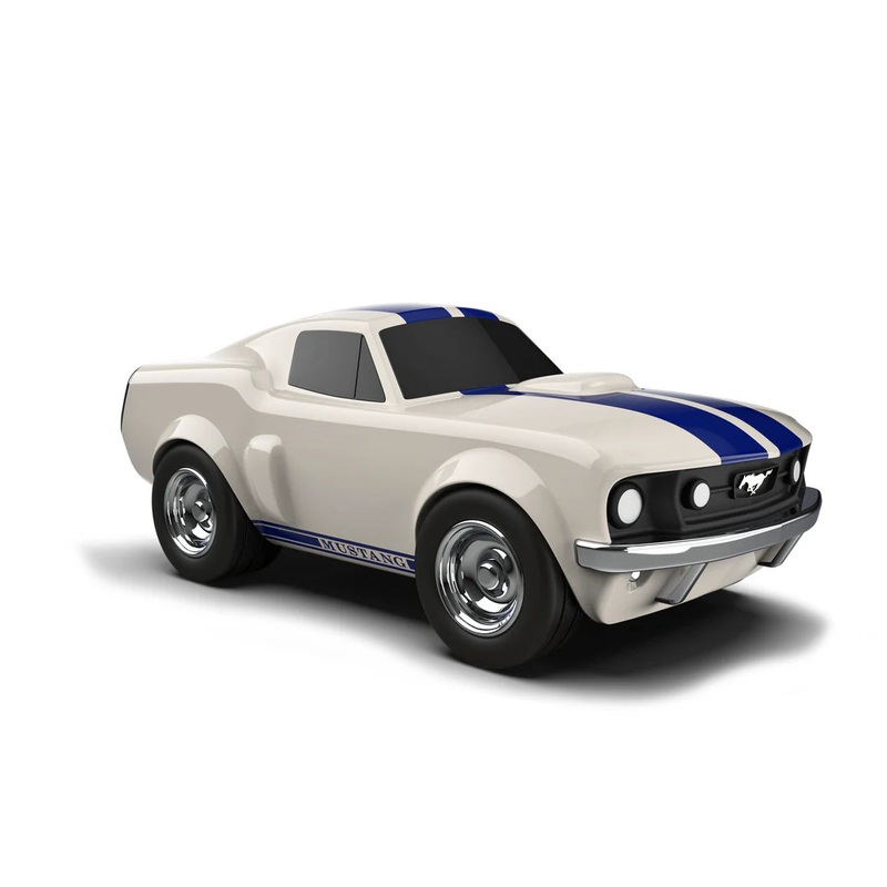 Racing Car Ford Mustang – Ivory White