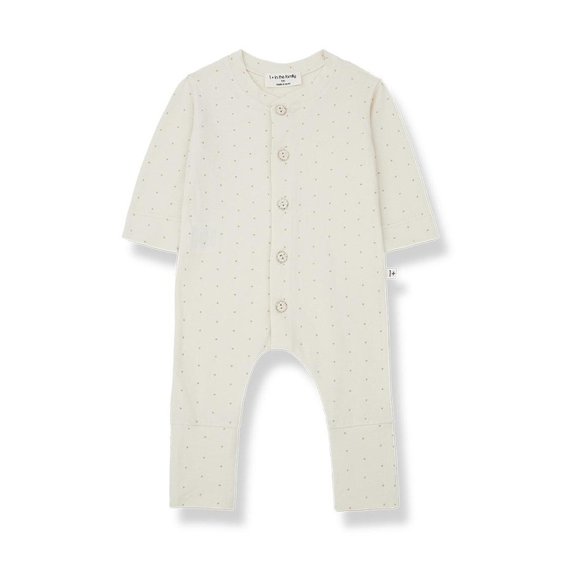 1+ in the family Alfons Jumpsuit – Ecru