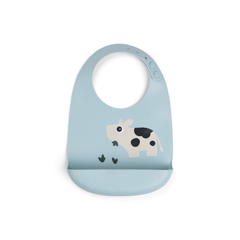 Done By Deer Silicone Bib – Dotti Blue