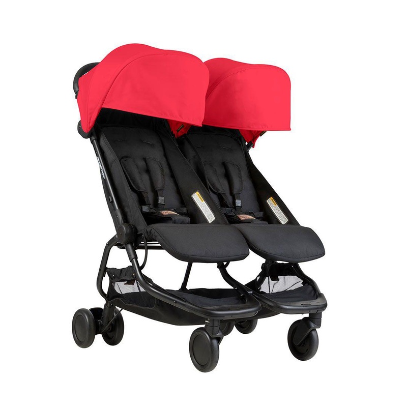 Mountain Buggy Nano Duo Pushchair – Ruby