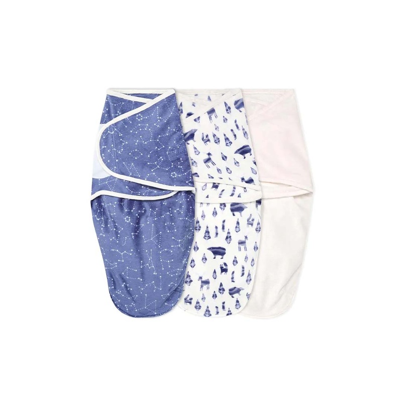 aden + anais Essentials Easy Swaddle Wraps – Scandinavian Sky – 3 Pack