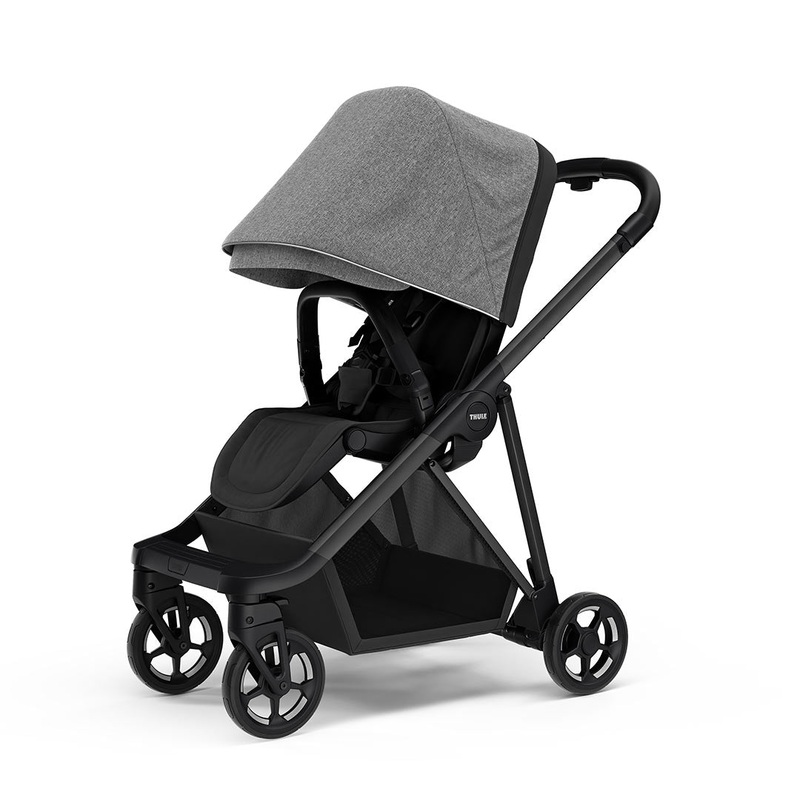Outlet – Thule Shine Pushchair – Black/Grey Melange