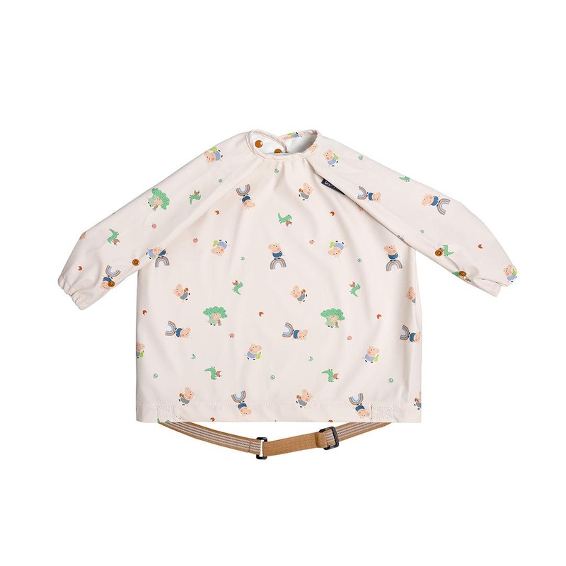 Bibado Long Sleeve Coverall Weaning Bib – George Pig