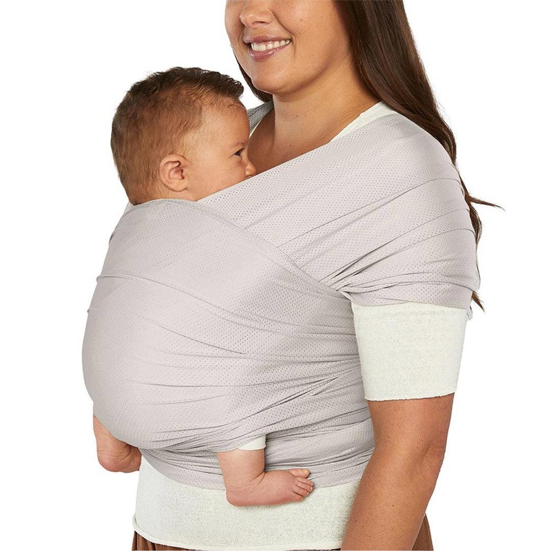 Ergobaby Aura Mesh Baby Wrap – Soft Grey Mesh
