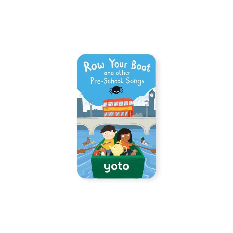Yoto Card – Row Your Boat + Other Pre-School Songs
