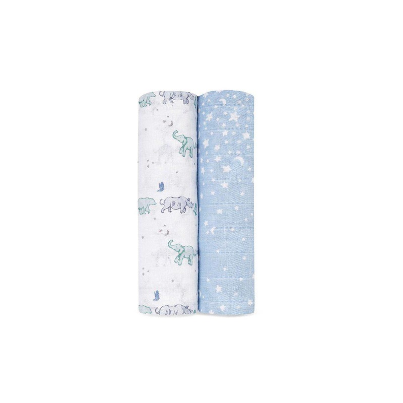 aden + anais Muslin Swaddles – Rising Star – 2 Pack