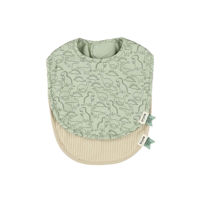 Trixie Newborn Bib 2 Pack Mix – Daring Dino