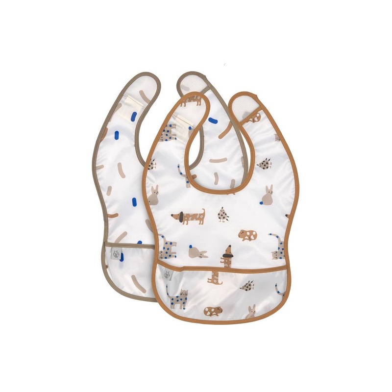 Lassig Lightweight Bib – 2 Pack – Royal Blue – Little Mateys