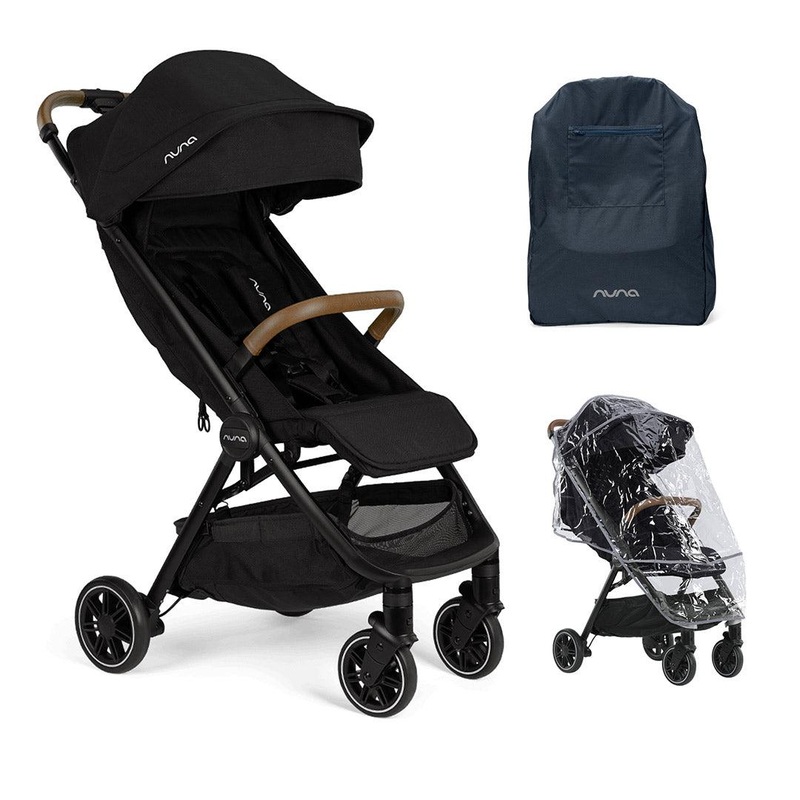 Nuna TRVL Compact Stroller – Caviar