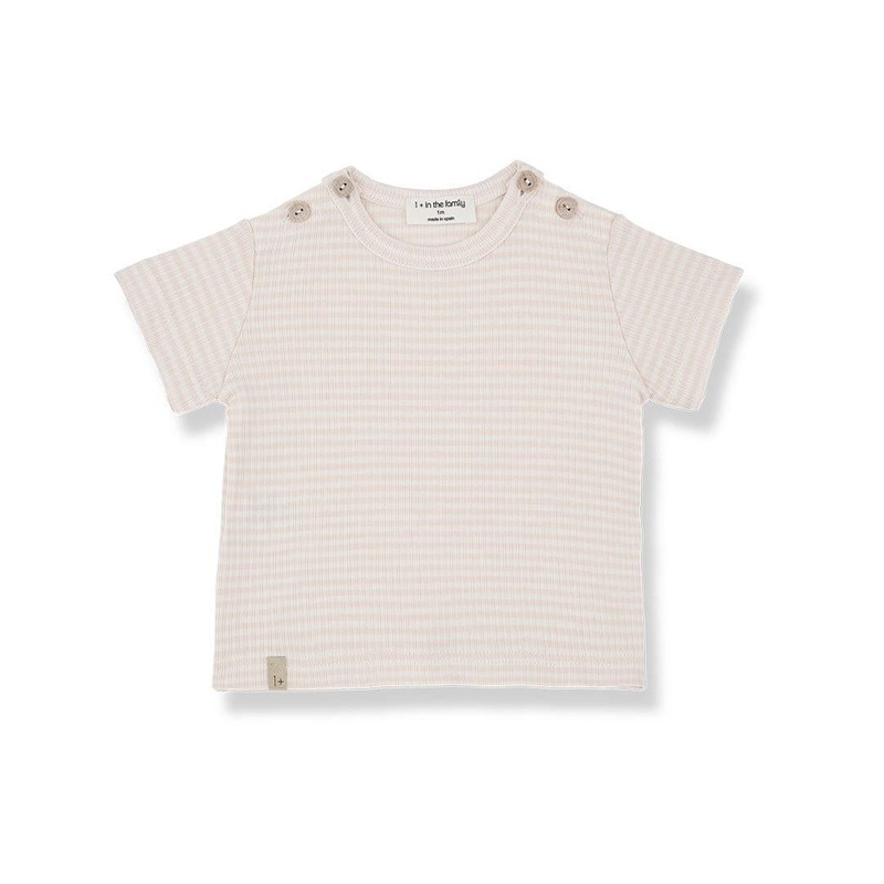 1+ in the family Jon Short Sleeve T-Shirt – Nude