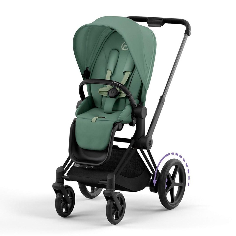 CYBEX e-Priam Pushchair – Leaf Green