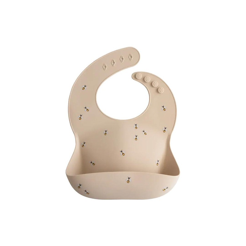 Mushie Silicone Bib – Bees