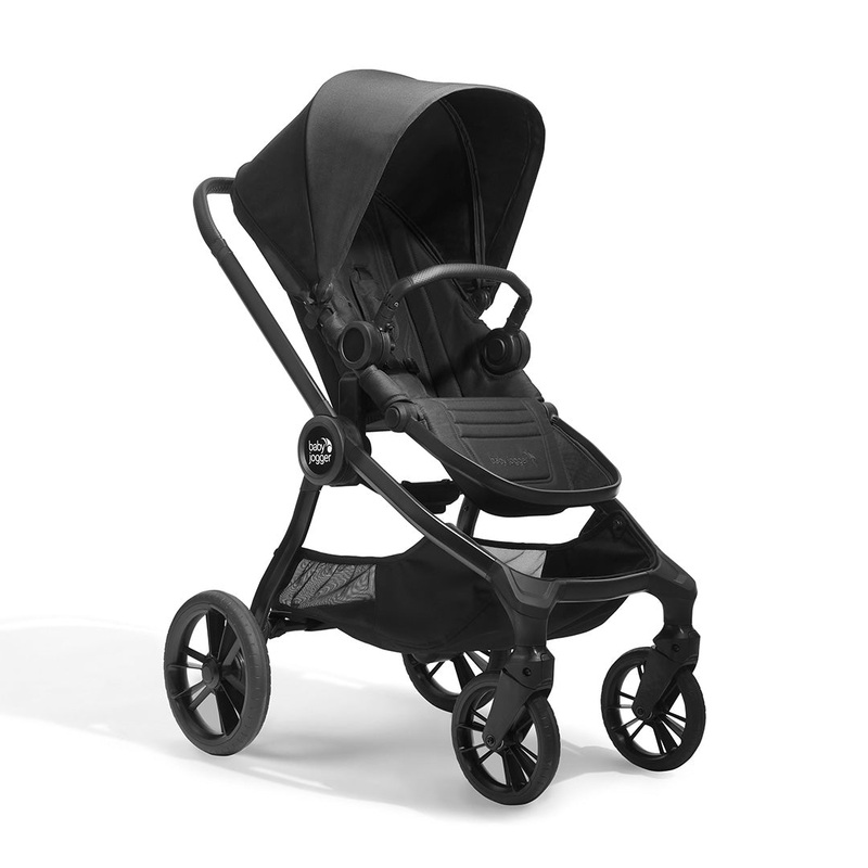Outlet – Baby Jogger City Sights Stroller + Belly Bar – Rich Black