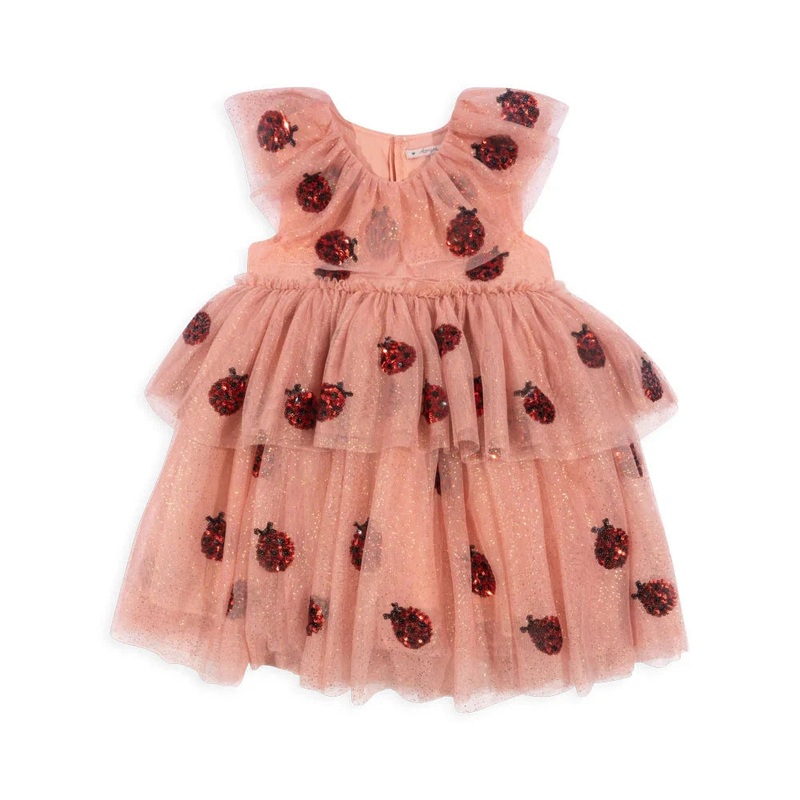 Yvonne Fairy Dress – Ladybug Sequin