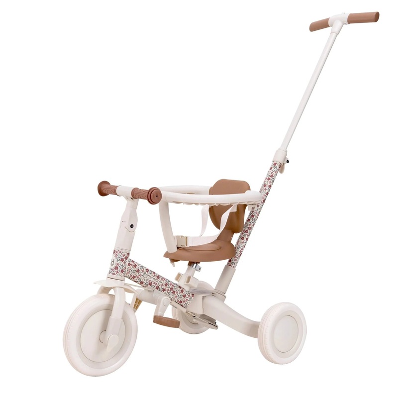 4 in 1 Tricycle – Off White Sunny Flowers
