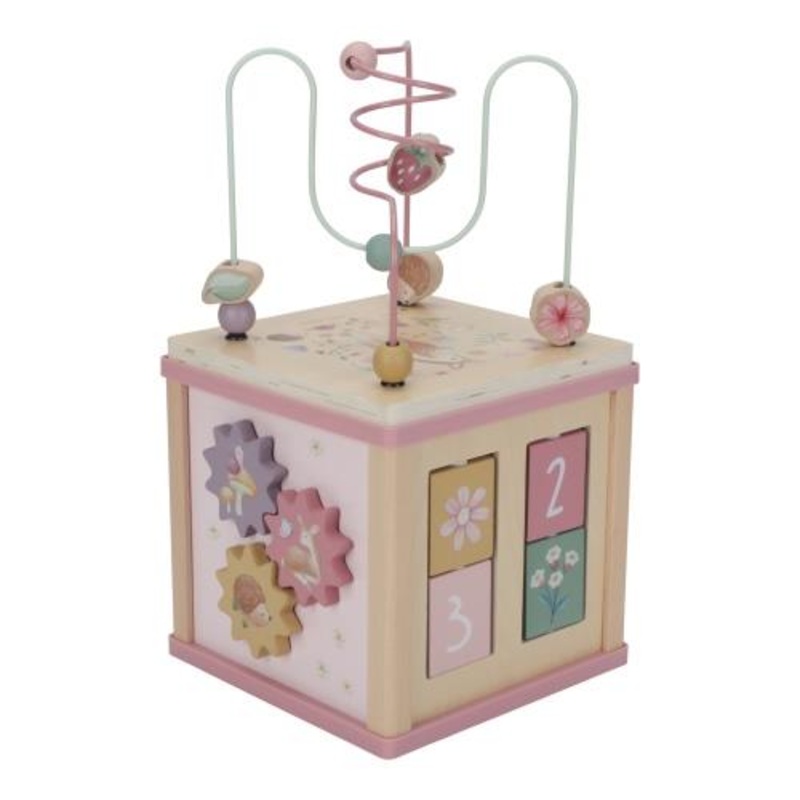Activity Cube, Wooden – Fairy Garden