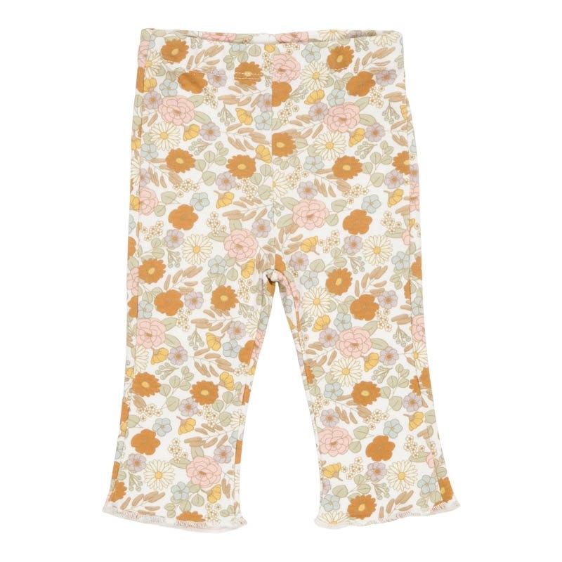 Trousers, Soft Flare (Organic Cotton) – Vintage Little Flowers (Various Sizes)
