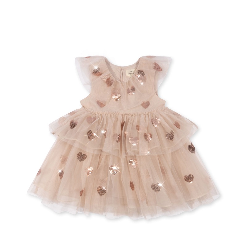 Yvonne Fairy Dress – Pink Heart Sequins