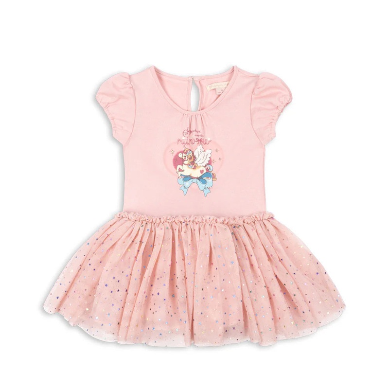 Ada Fairy Ballerina Glitter Dress, Fairy Etoile – Holographic Pink