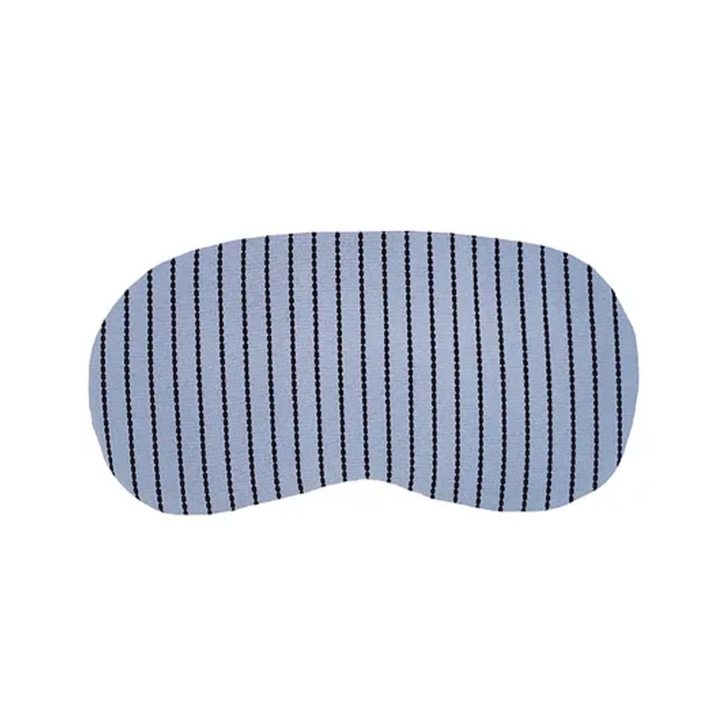 Jenna MultiLine Blue Printed Sleeping Eye Mask