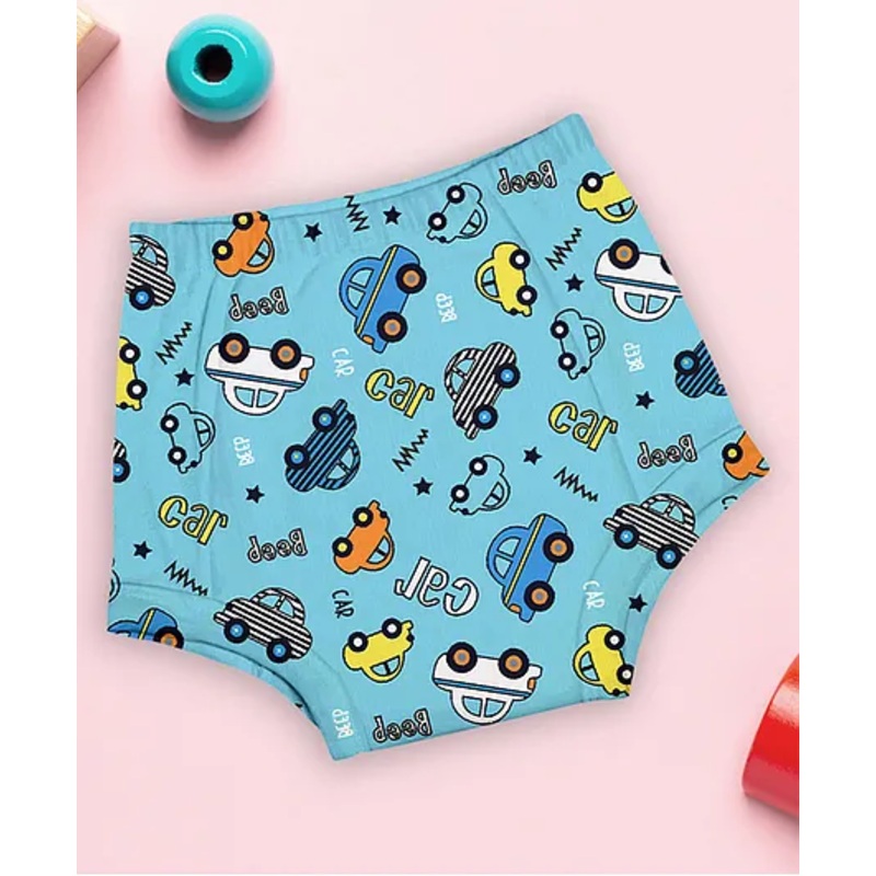 Moms Home Cotton Unisex Baby Padded Underwear -Car- (12-24M)  Pack Of 1