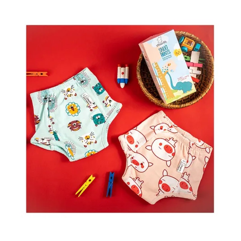 Snugkins Potty Training Pants for Kids. (Size 2, Fits 2-3 Years) – Pack 2