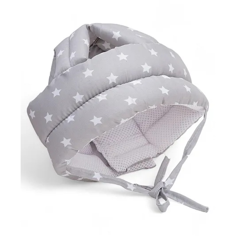 VOIDROP Baby Safety AirMax Helmet Toddler Head Protection Head Cushion Breathable Helmet – Star Print (Grey)